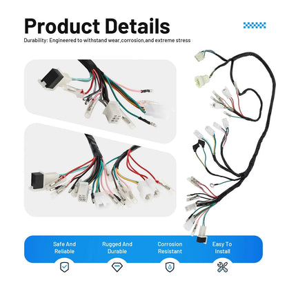 Wire Harness Wiring Loom for Honda FourTrax 300 TRX300 2x4 (1994–1997)