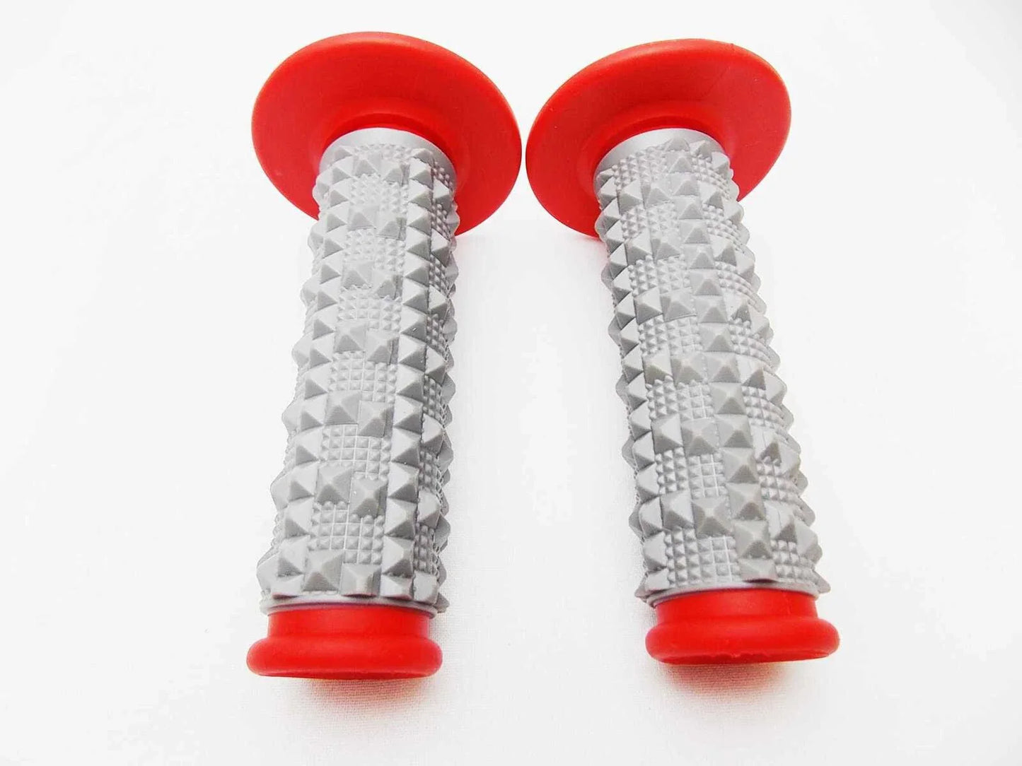 Yamaha YZ125 Forseti Red Grey Diamond Handlebar Grip Set