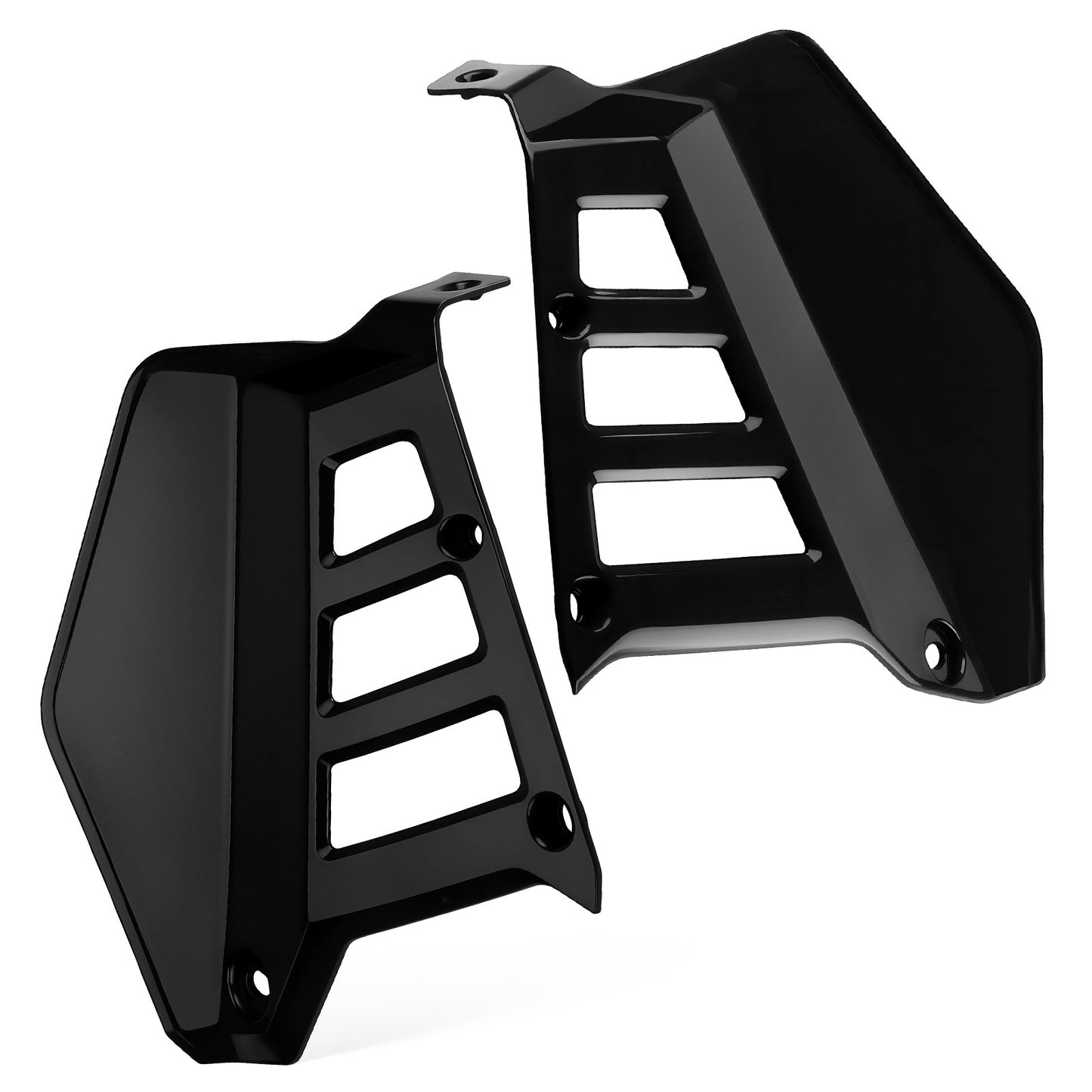Set of 2 Black Radiator Shrouds for Honda ATC250R (1985–1986)