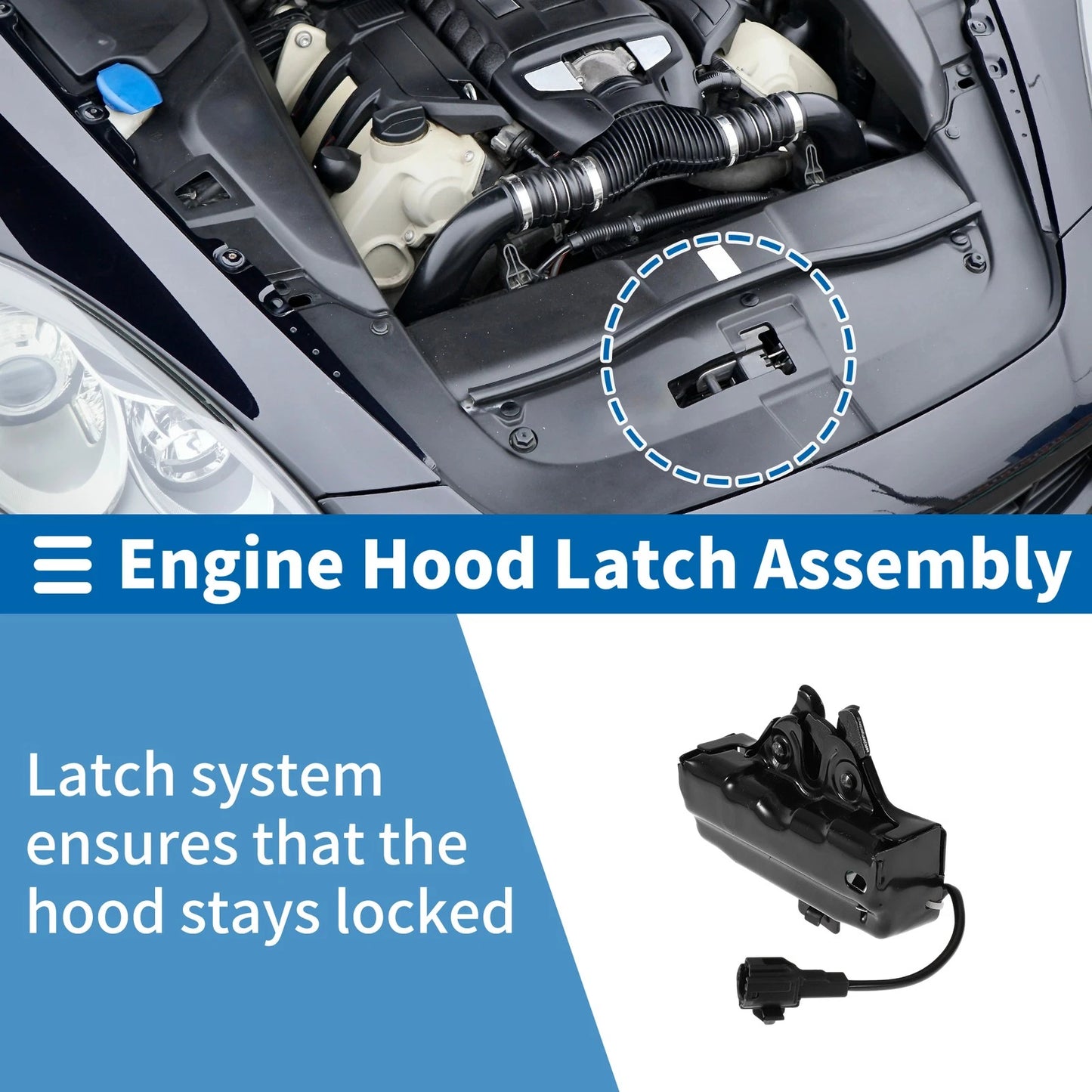 Hood Latch Assembly for Toyota Crown (2005–2009) No. 535100N010