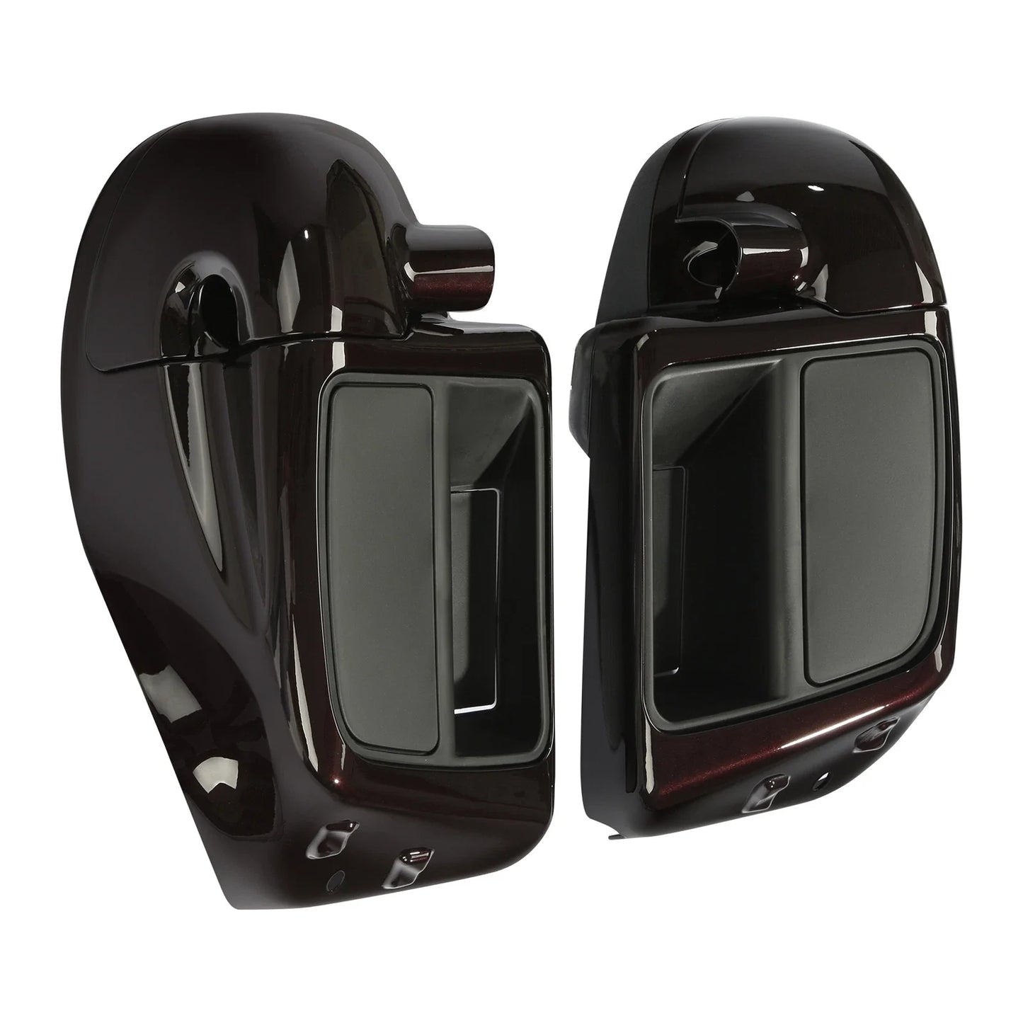 Lower Vented Fairings for Harley CVO Street Glide 2014-2024 Black Forest