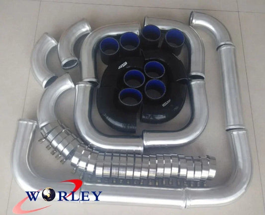 2.5" Universal Turbo Boost Intercooler Piping Kit for Car