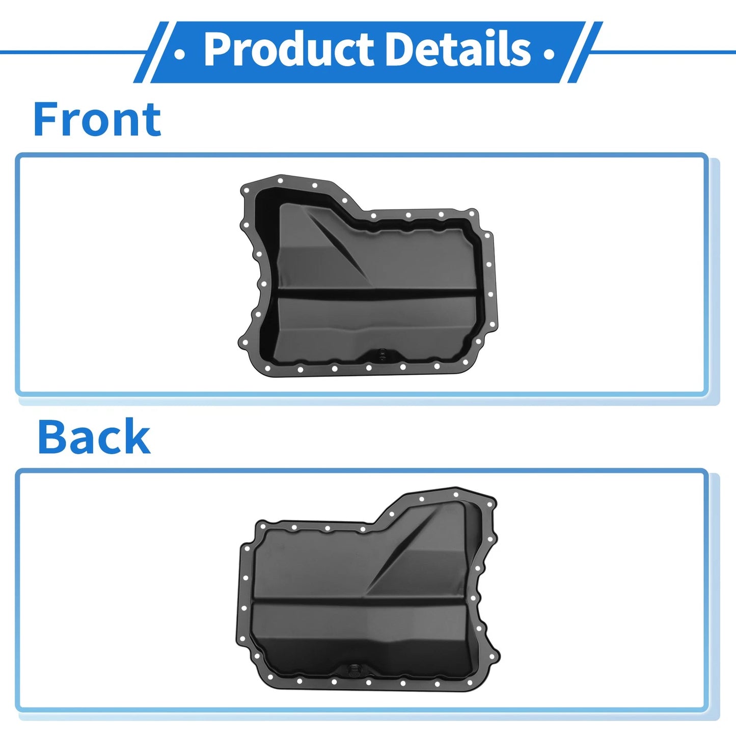 1 Pc Engine Oil Pan No.07K103600A for Volkswagen Jetta (2005–2014) 2.5L