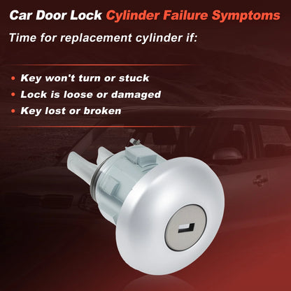 Front Door Lock Barrel Set w/Keys for Ford Transit MK8 (2014–2019) 1781417