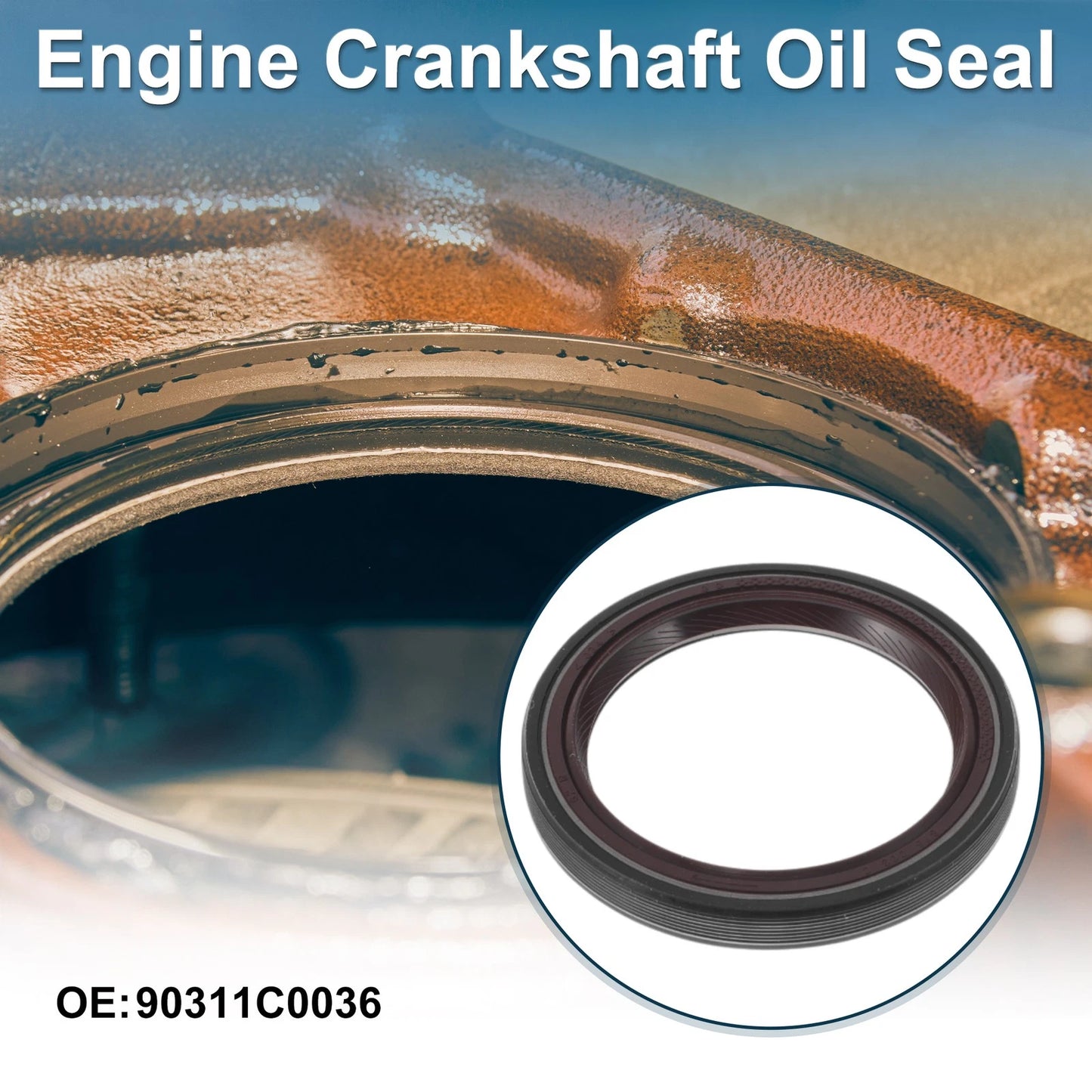 Front Crankshaft Oil Seal for Toyota Sienna (2010–2013) No. 90311C0036