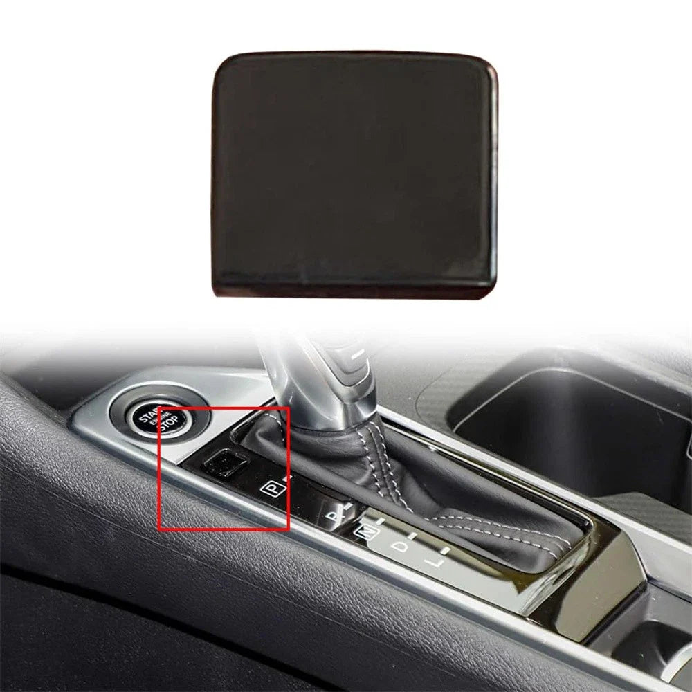 Black Gear Shift Lock Release Button Cap Cover for Nissan Sentra (2020-2024)