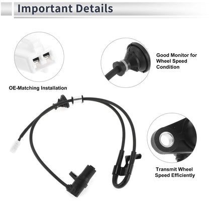 ABS Wheel Speed Sensor No. 8954648030 for Toyota Highlander (2004–2007) Rear Left