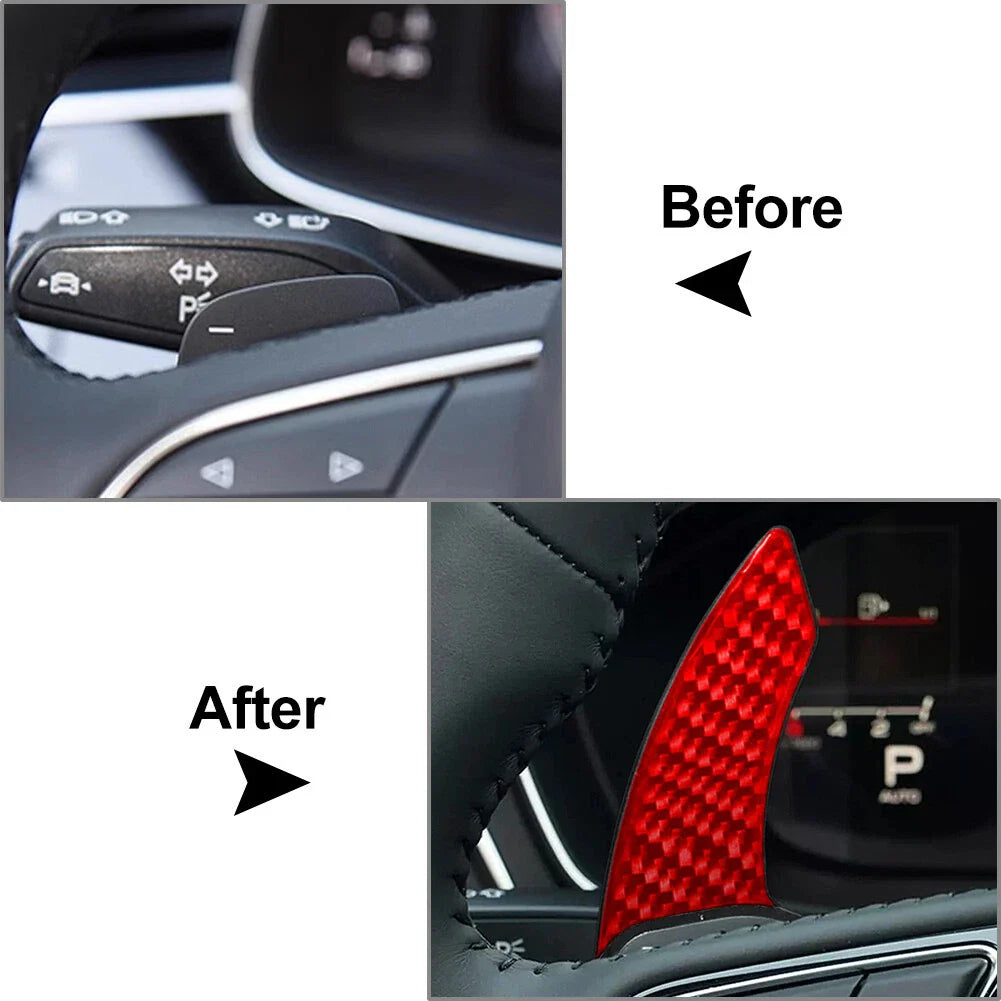 Steering Wheel Shift Paddle Extensions for Audi A3 A4 A5 A6 A7 A8 Q5 Q7 S3 S5