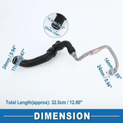 Turbocharger Coolant Hose Return Line No. 11537643226 for BMW 120i 220i 320i 430i (2010–2020)