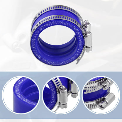 45mm ID Blue Carburetor Adapter Inlet Pipe Boot for Universal Applications