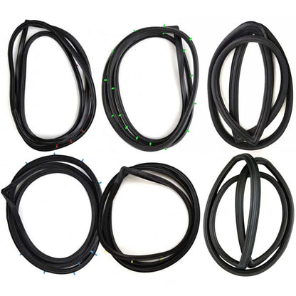 Windshield Door Rubber Seal Strip Set 6 Toyota Corolla KE10 4D Sedan 1966-70
