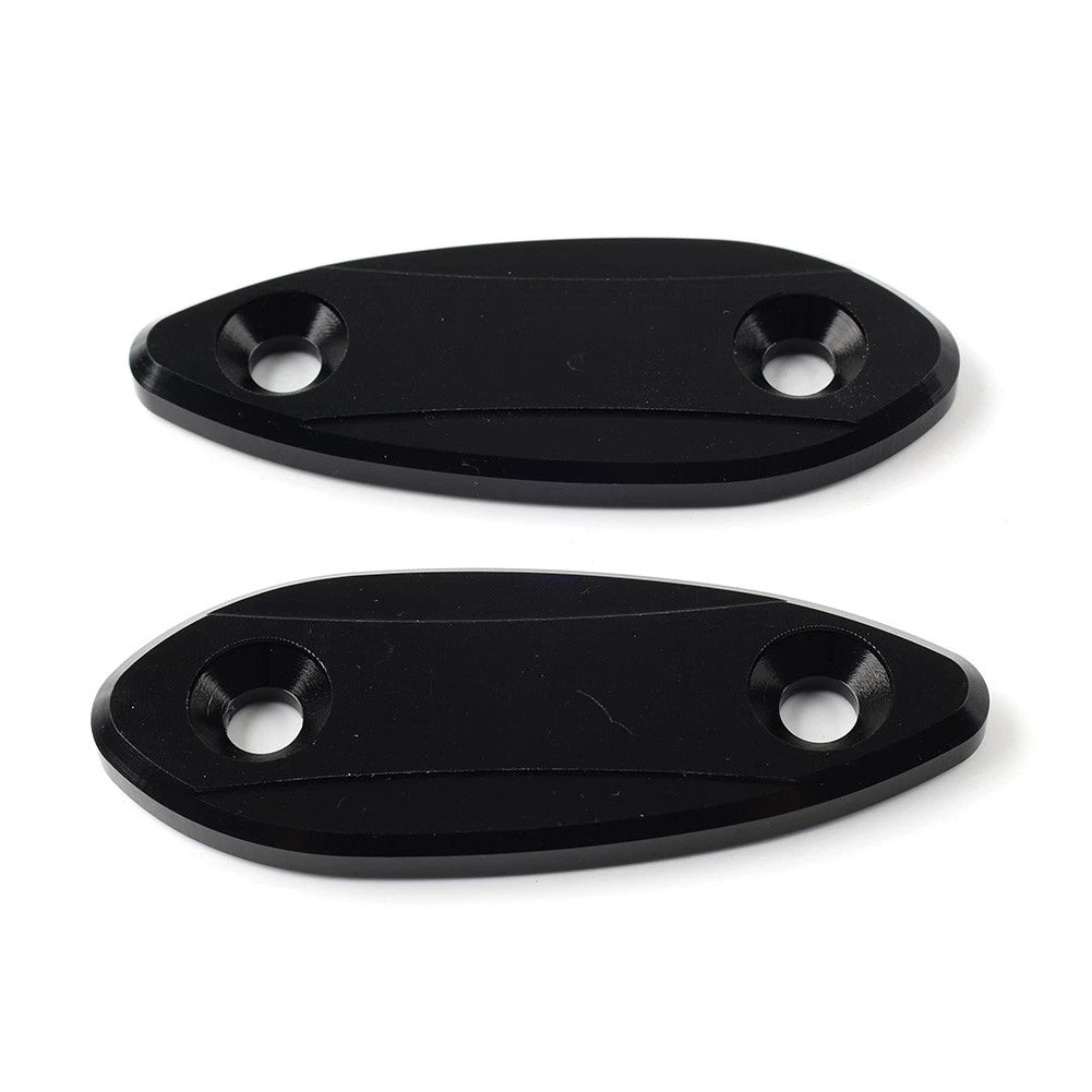 Block Off Base Plates for Kawasaki ZX6R Ninja (2009–2012) - Black
