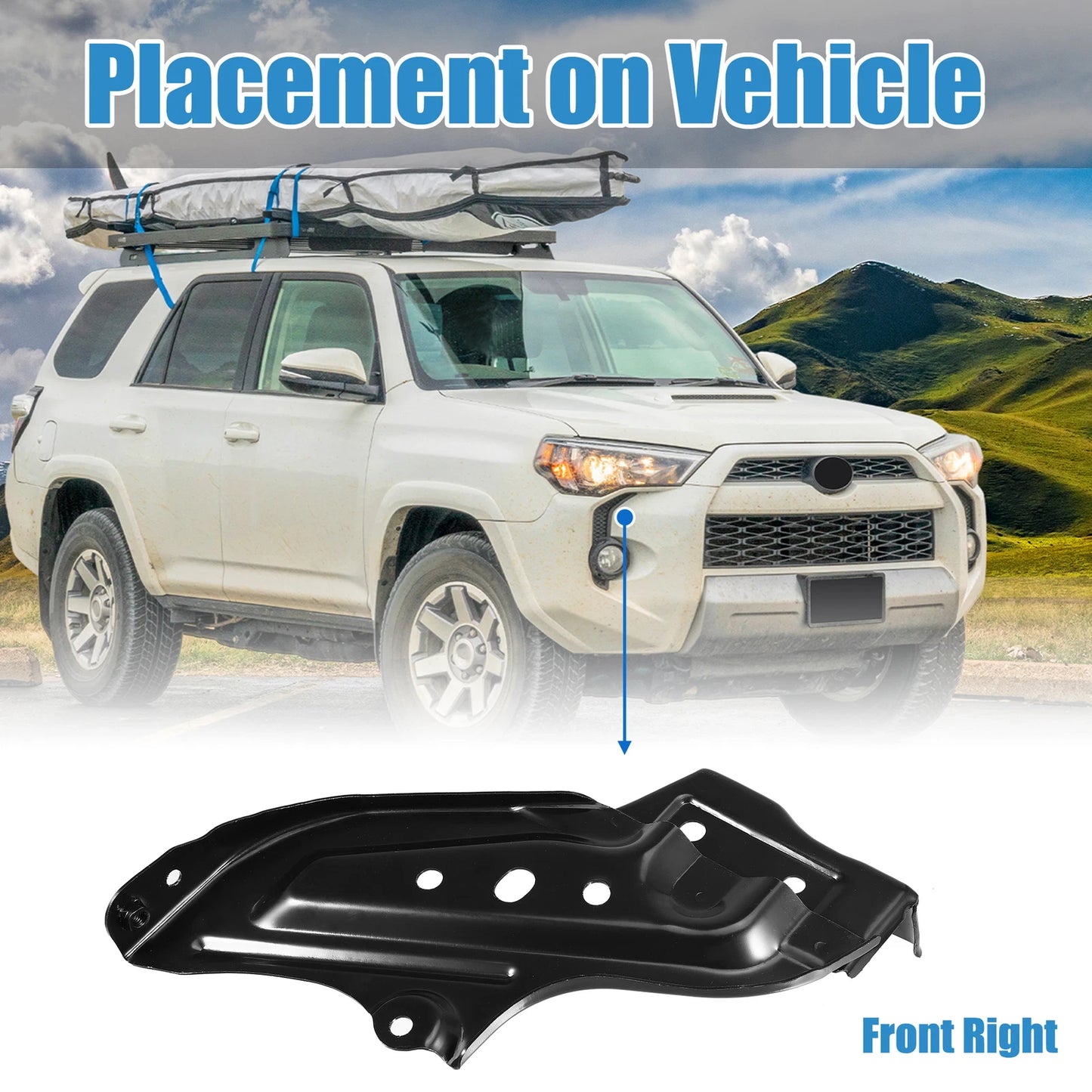 Right Side Front Bumper Bracket for Toyota 4Runner (2014–2020) NO.5210335110