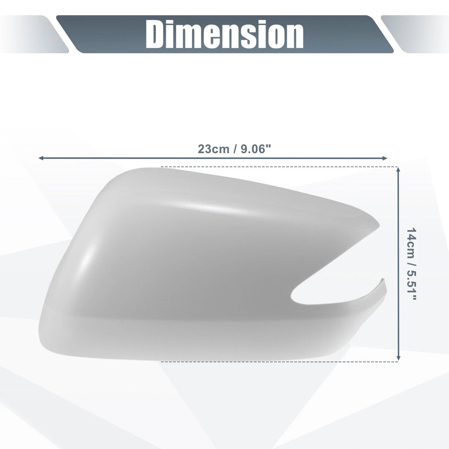 Left Side Car Mirror Cover Cap for Honda Fit (2009-2013)