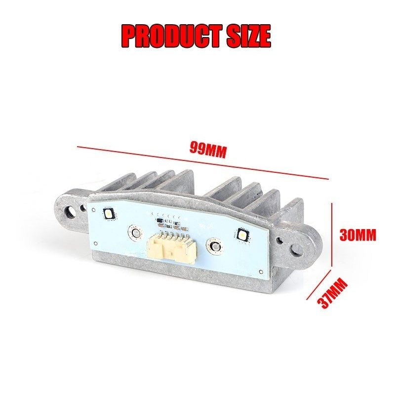Set of 4 LED Headlight DRL Angel Eye Modules for BMW X3 F25 (2009–2017)