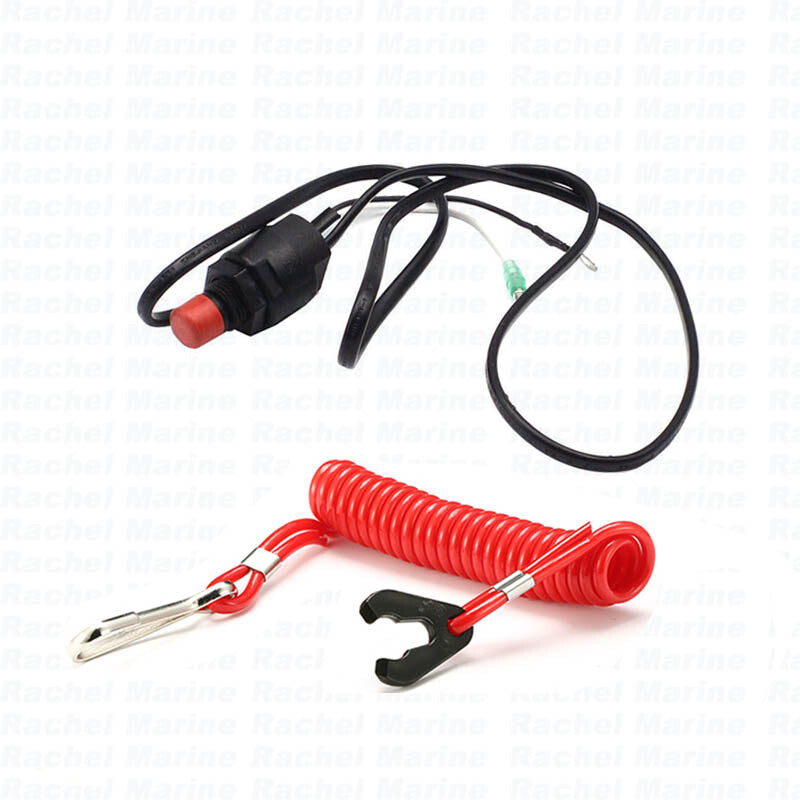 Kill Stop Switch Safety Lanyard for Yamaha Outboard 6hp-40hp