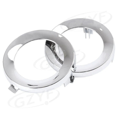 Front Fog Light Lamp Cover Trim Ring for Subaru Forester (2009-2013) Chrome