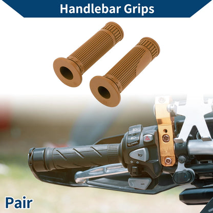 7/8" Rubber Motorcycle Hand Grips for Various Models