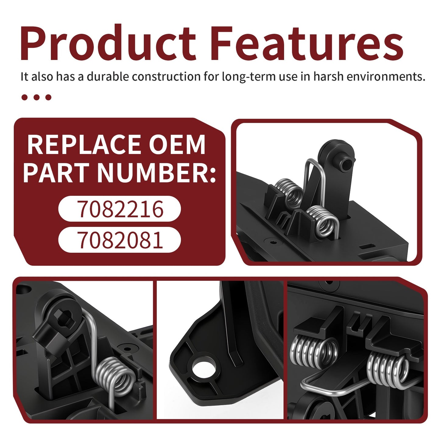 Inner Door Handle Assembly for Polaris General 1000 (2016–2025)