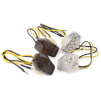Flush Mount LED Turn Signals for Suzuki GSXR600 GSXR750 GSXR1000 SV650 Bandit (2001-2023)