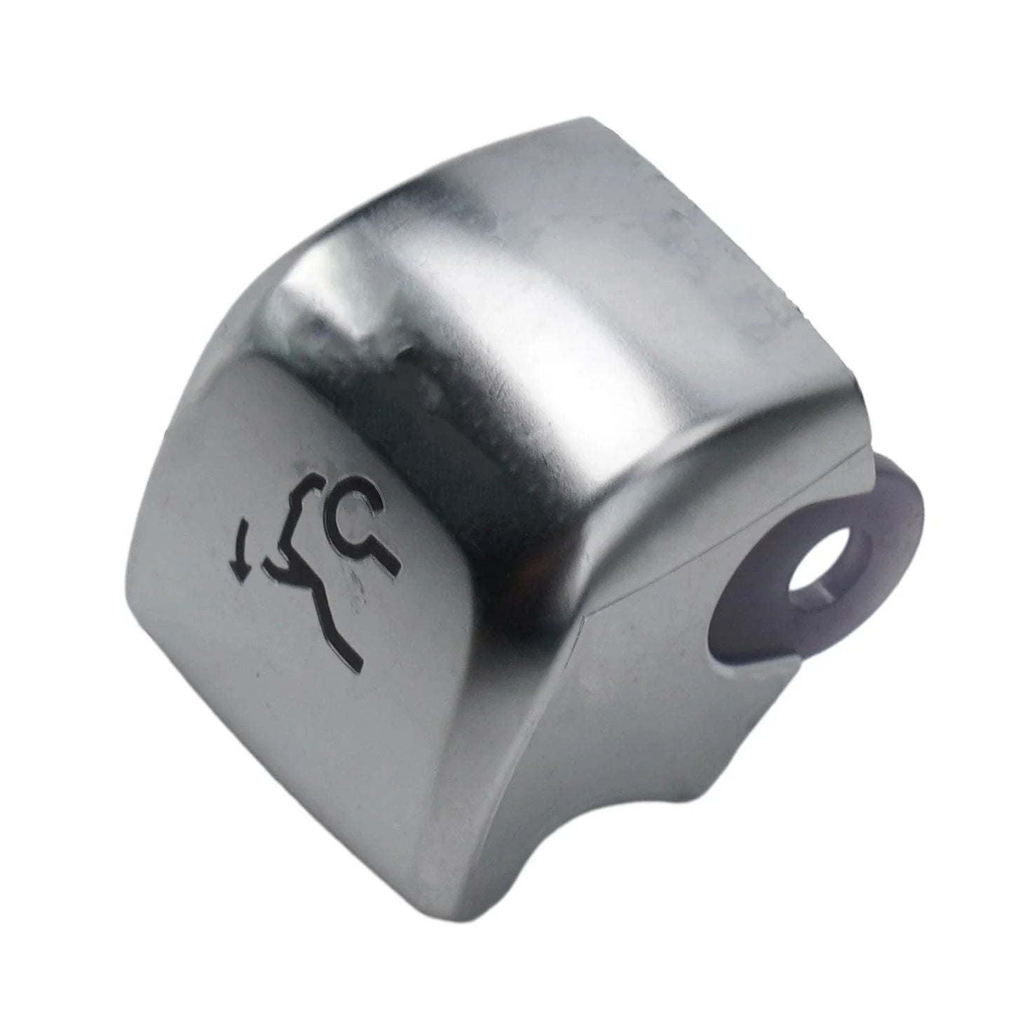 Silver ABS Material Trunk Release Button Cover for W205 W253 W213