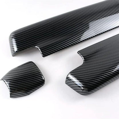 Carbon Fiber ABS Console Armrest Box Cover Trim for E Class W212 (2010-2015)