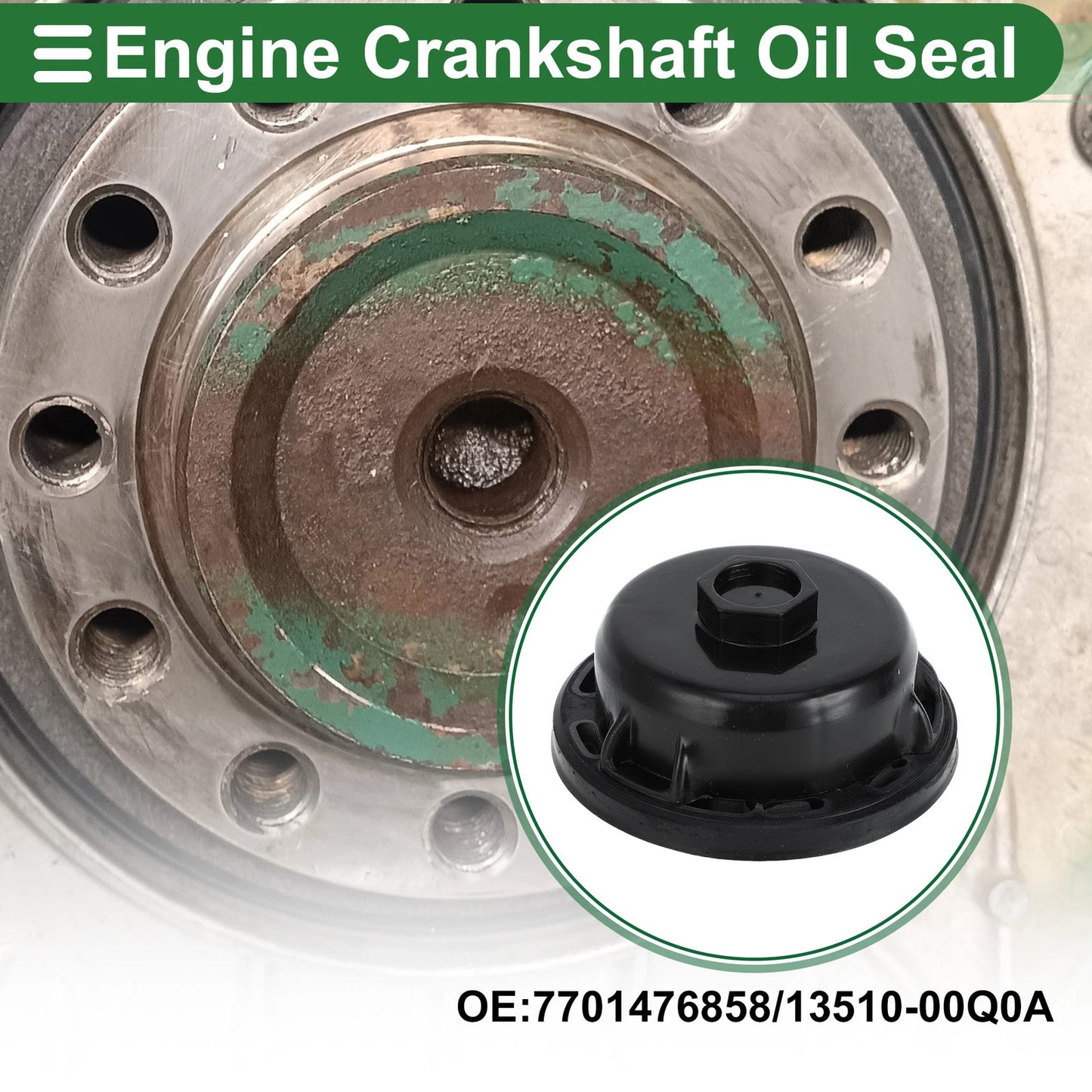 1 Pc Front Crankshaft Oil Seal for Vauxhall Vivaro (2001–2014) No.7701476858