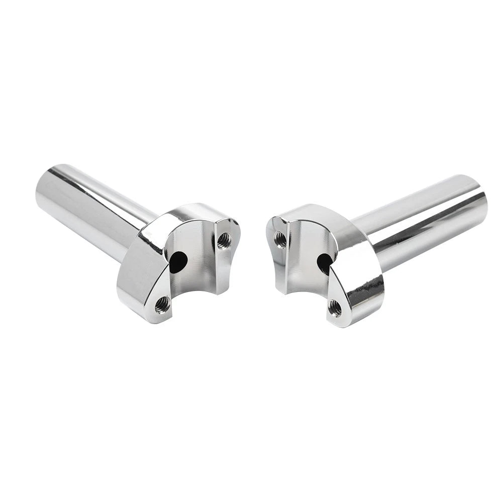 Chrome 4.5" Handlebar Risers for Harley Sportster Dyna Softail (1" Bar)