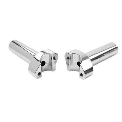 Chrome 4.5" Handlebar Risers for Harley Sportster Dyna Softail (1" Bar)