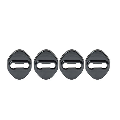 Black Car Door Lock Protective Covers for Honda, Toyota, Mazda, Hyundai