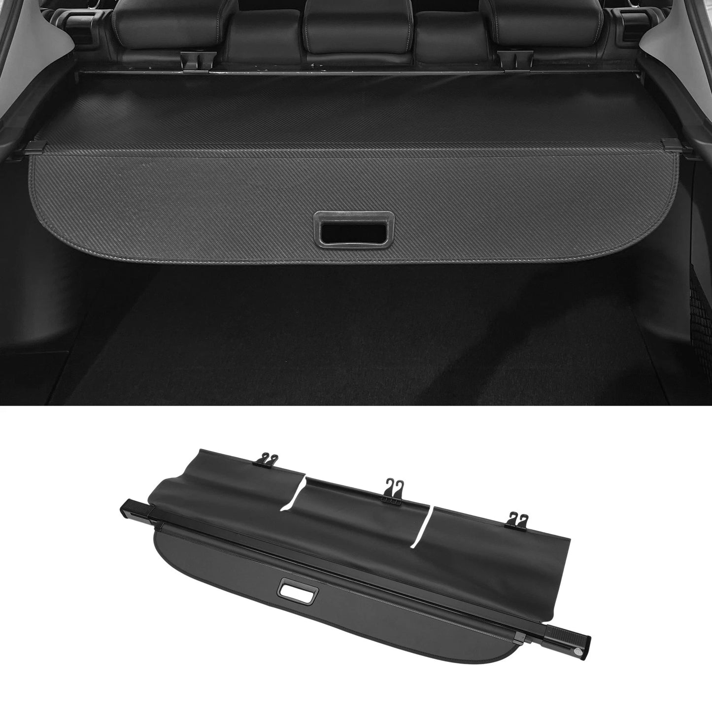 Retractable Cargo Cover for Toyota Verso (2009–2018) Gloss Black