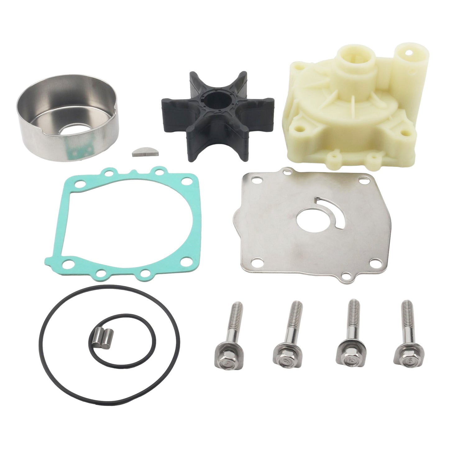 Water Pump Impeller Housing Kit for Yamaha 2-Stroke 115-130 HP