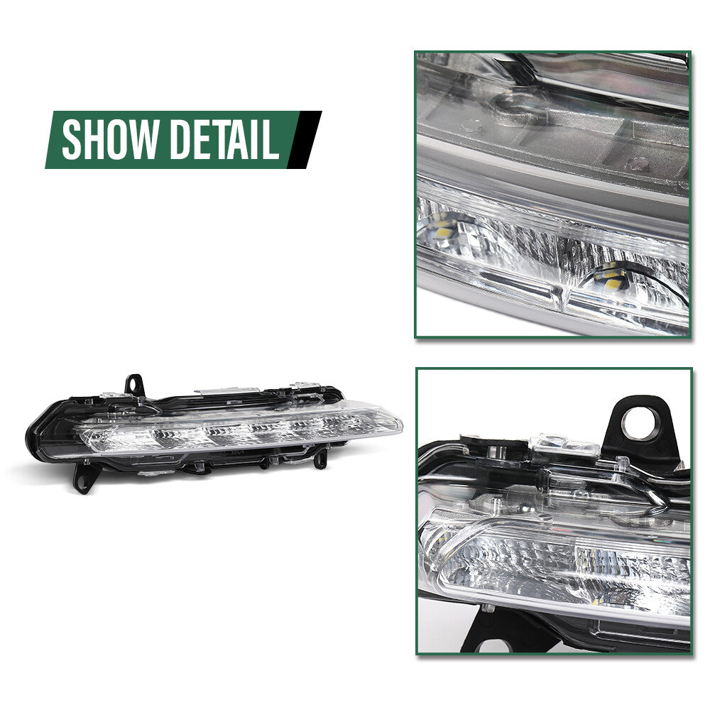 Pair Front Fog Lights for Mercedes-Benz S550 S600 S63 AMG