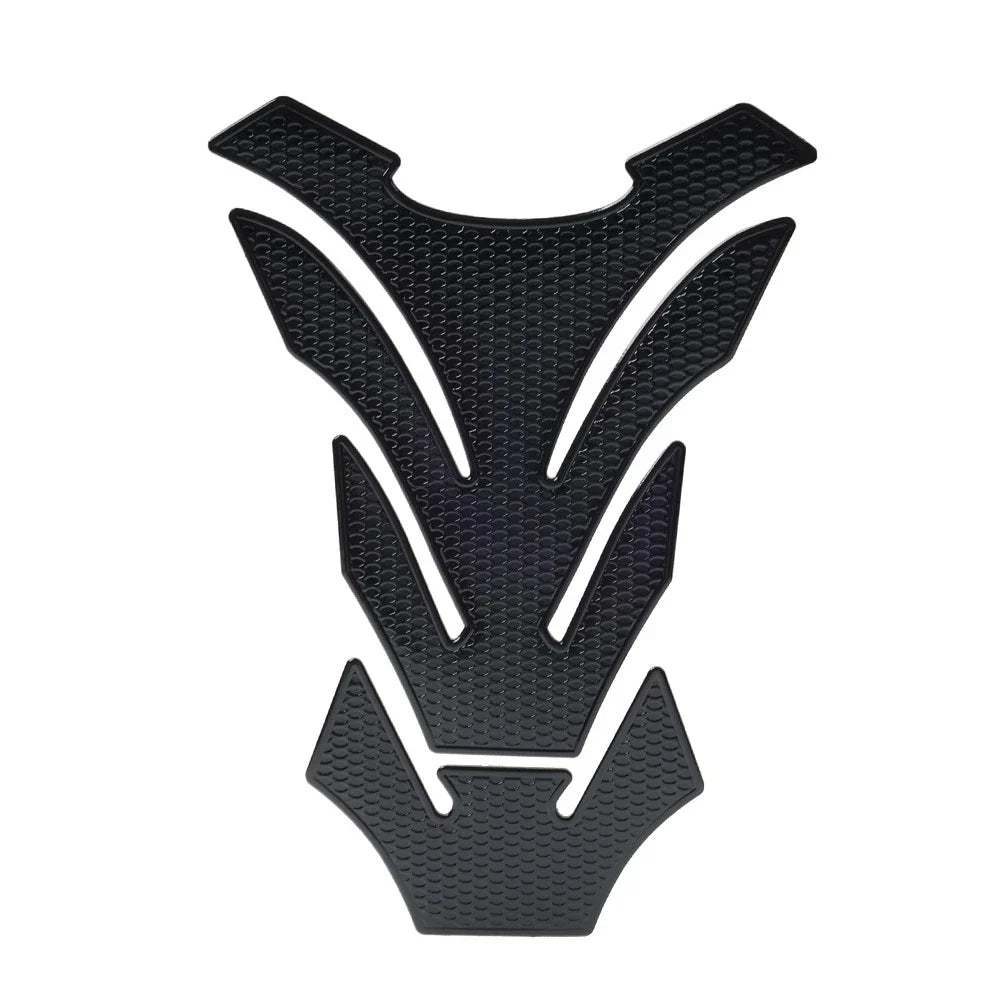 Black Motorcycle Fuel Tank Pad Cover Protector Decal Grip