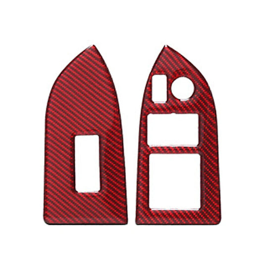 Red Interior Window Switch Button Cover Trim for Subaru BRZ, Toyota 86