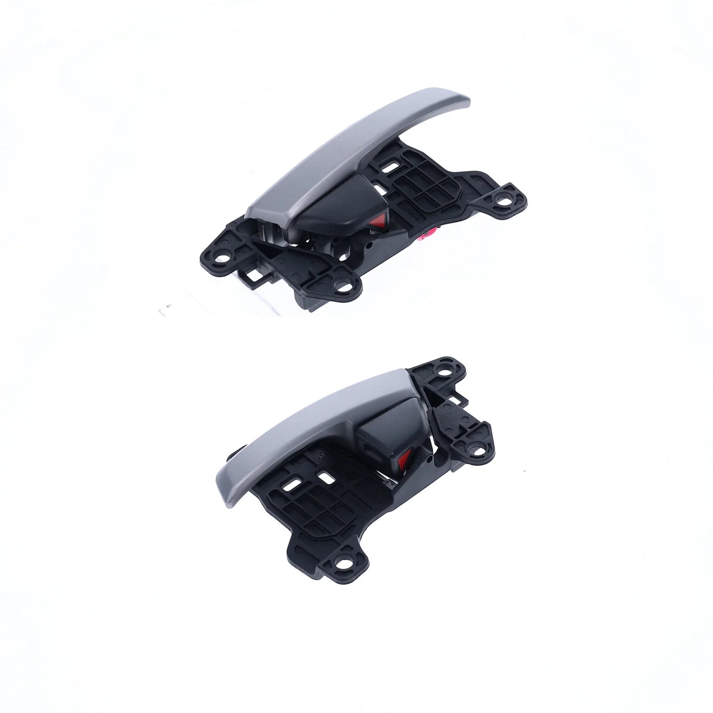4pcs Silver Inner Door Handle, Black Base for Hyundai Elantra (2012-2016)