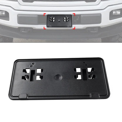Front Bumper License Plate Mounting Bracket for Ford F-150 (2018-2020)