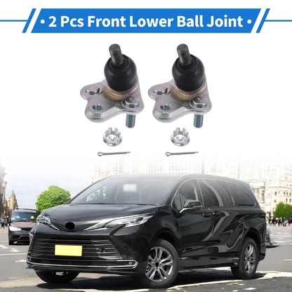 2X Front Lower Ball Joints for Toyota Corolla (1996–2002) No.K90309/4333009070