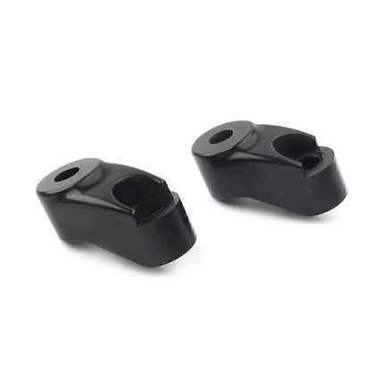 Black Front Turn Signal Mount Bracket for Harley Dyna 39mm 49mm