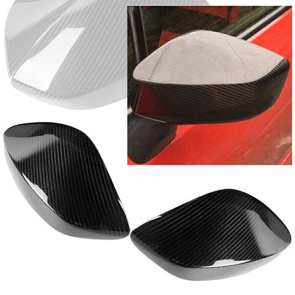 Carbon Side Rearview Mirror Cover Trim for Toyota GT86 Subaru BRZ FR-S (2012–2015)
