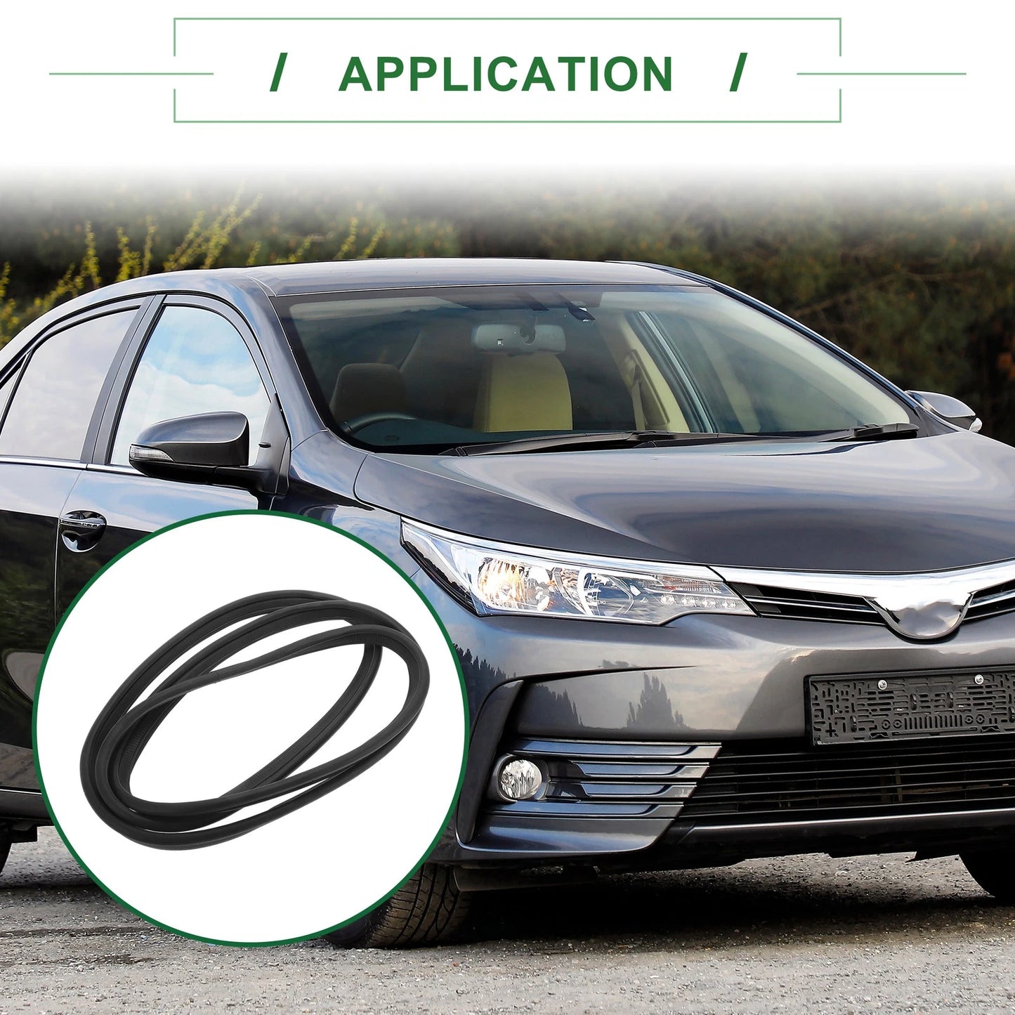 Rear Trunk Weatherstrip Seal for Toyota Corolla Matrix (2003–2008) No. 6446102070
