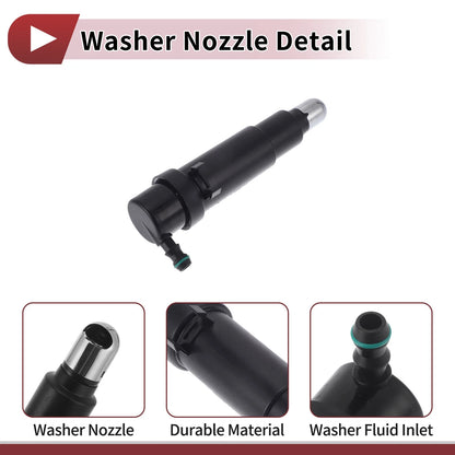 Headlight Washer Nozzle for Porsche 911 Carrera (2005–2008) No. 99762813301