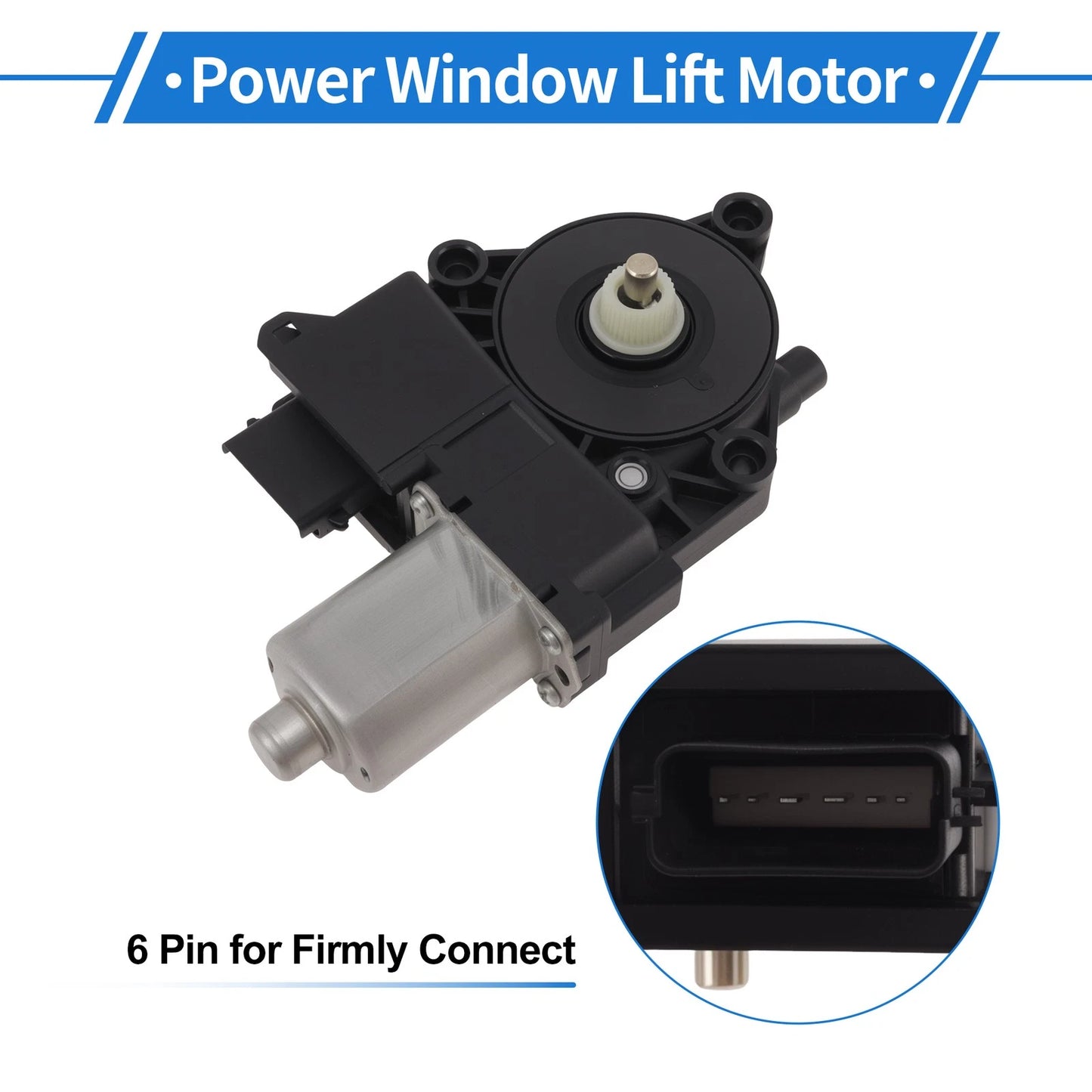 Left Front Power Window Regulator Lift Motor for Hyundai Kona (2018–2023) 82450J9010