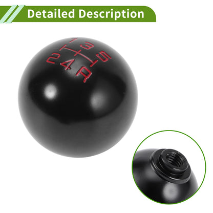 5 Speed Manual Gear Shift Knob for Honda Accord (1990–1997) Aluminum Black