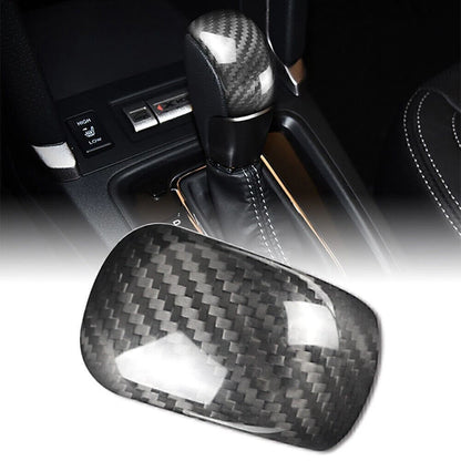 Carbon Fiber Gear Shift Knob Cover Trim for Subaru Forester (2013–2018)