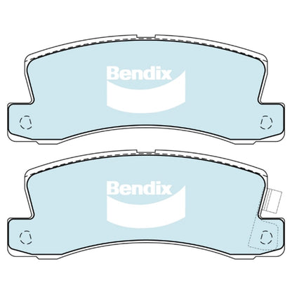 Set of 4 Rear Disc Brake Pads for Holden Apollo (1989–1997)