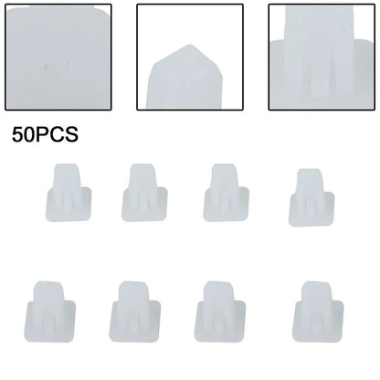 Square Fasteners 50pcs Retainer Fender Car Door Trim Panel Push Rivet Clips