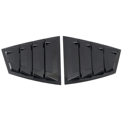 2 x Exterior Rear Window Louver Shutter Cover for Subaru WRX/WRX STI (2015–2021)