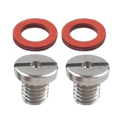 Set of 2 Gearbox Drain Fill Oil Screws for Yamaha Outboard