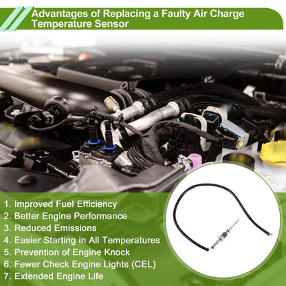 Air Charge Temperature Sensor No.RF7J187G0A for Mazda 3 BK BL 5 CR (2002–2014)